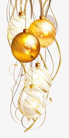 Painted Yellow Christmas Ball PNG, Clipart, Ball, Ball Clipart, Chain ...