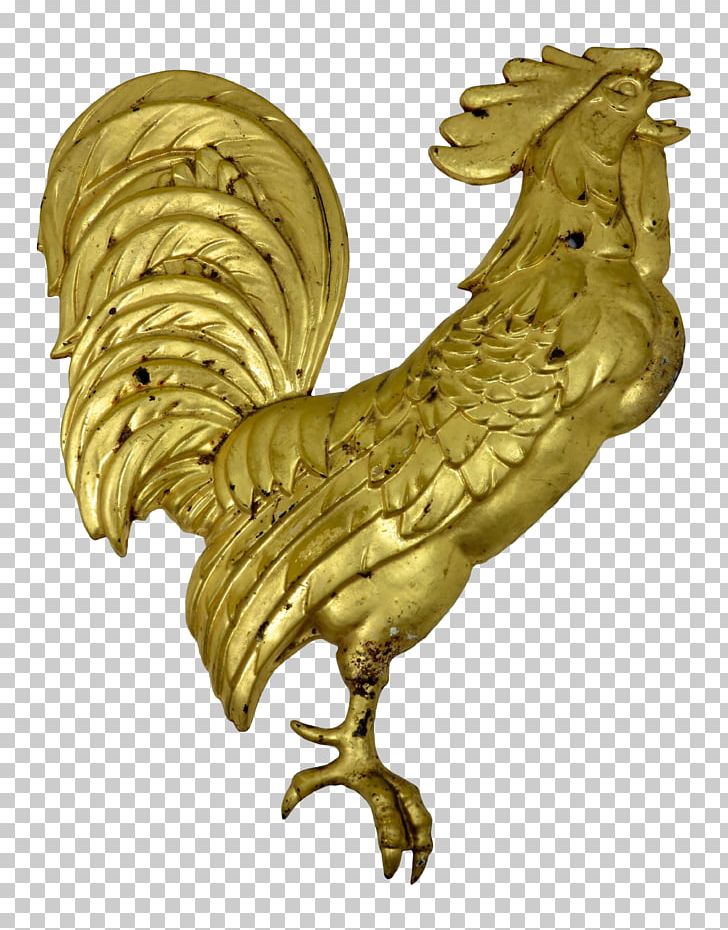 Rooster Cast Iron Brass Gold Leaf PNG, Clipart, Beak, Bird, Bookend, Brass, Buddharupa Free PNG Download