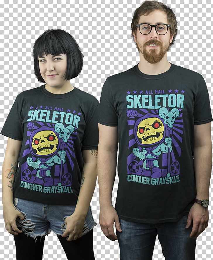 T-shirt Skeletor Castle Grayskull Masters Of The Universe Funko PNG, Clipart,  Free PNG Download