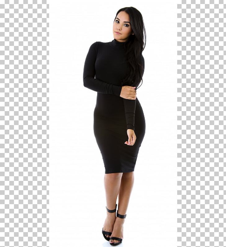 Little Black Dress Sleeve Polo Neck Fashion PNG, Clipart, Ball Gown, Black, Clothing, Coat, Cocktail Dress Free PNG Download