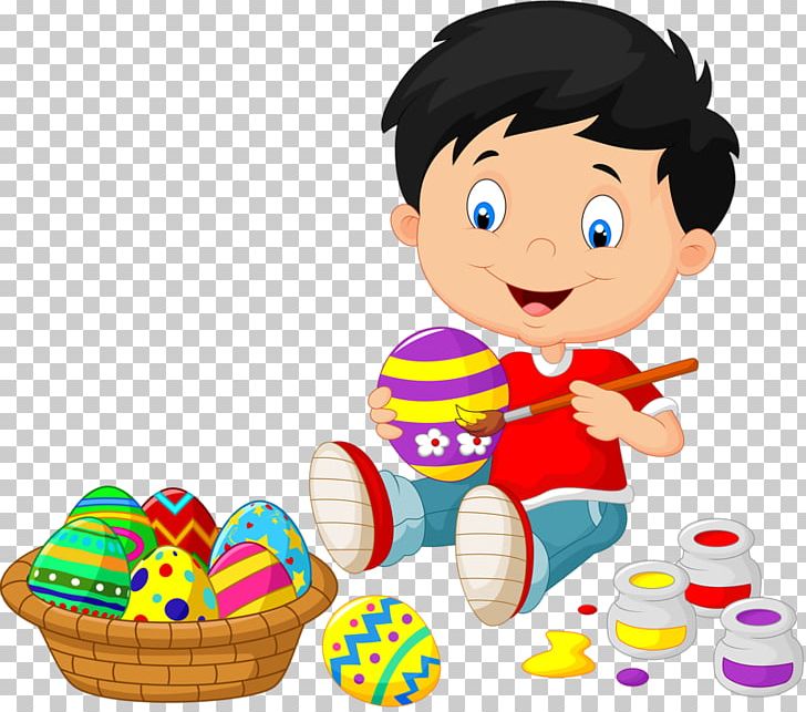 Easter Egg Painting Illustration PNG, Clipart, Boy, Broken Egg, Cartoon, Child, Doodles Free PNG Download