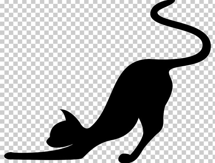 Black Cat Silhouette PNG, Clipart, Animals, Artwork, Black, Black And White, Carnivoran Free PNG Download