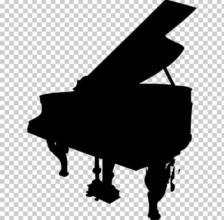 Grand Piano Silhouette PNG, Clipart, Black, Black And White, Digital Piano, Furniture, Grand Piano Free PNG Download