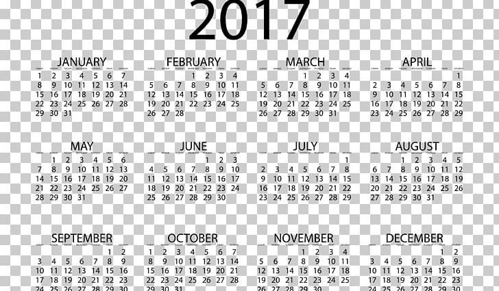 Calendar PNG, Clipart, 2017, 2017 Calendar, 2018, Black And White, Brand Free PNG Download