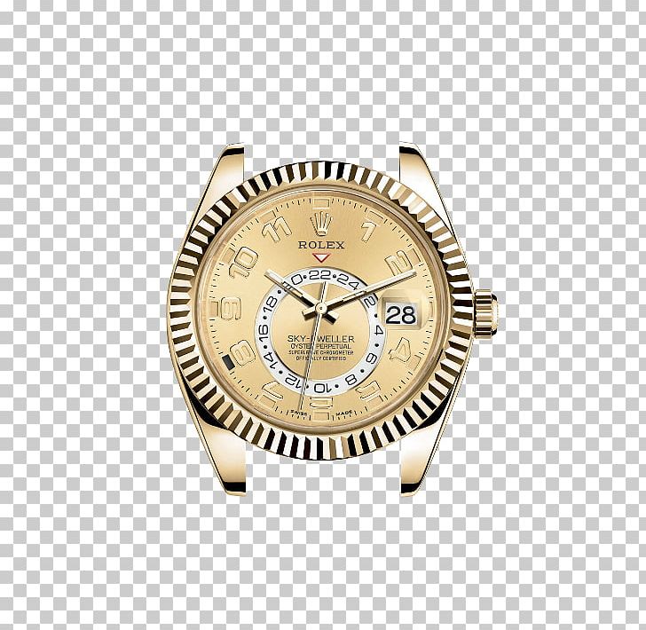 Rolex Sky-Dweller Watch Gold Jewellery PNG, Clipart, Accessories, Automatic Watch, Bracelet, Brand, Brass Free PNG Download