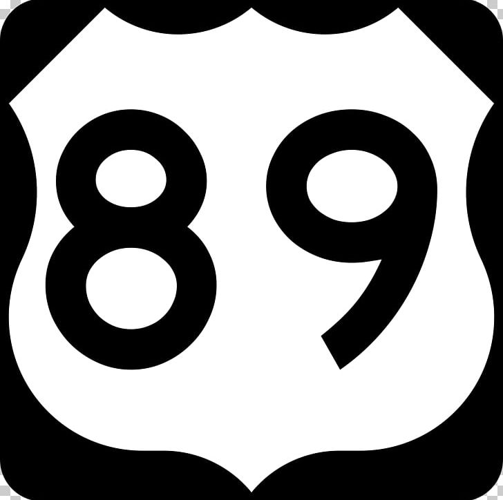 U.S. Route 89 In Utah Interstate 40 Highway Road PNG, Clipart, Area, Artwork, Black, Black And White, Circle Free PNG Download