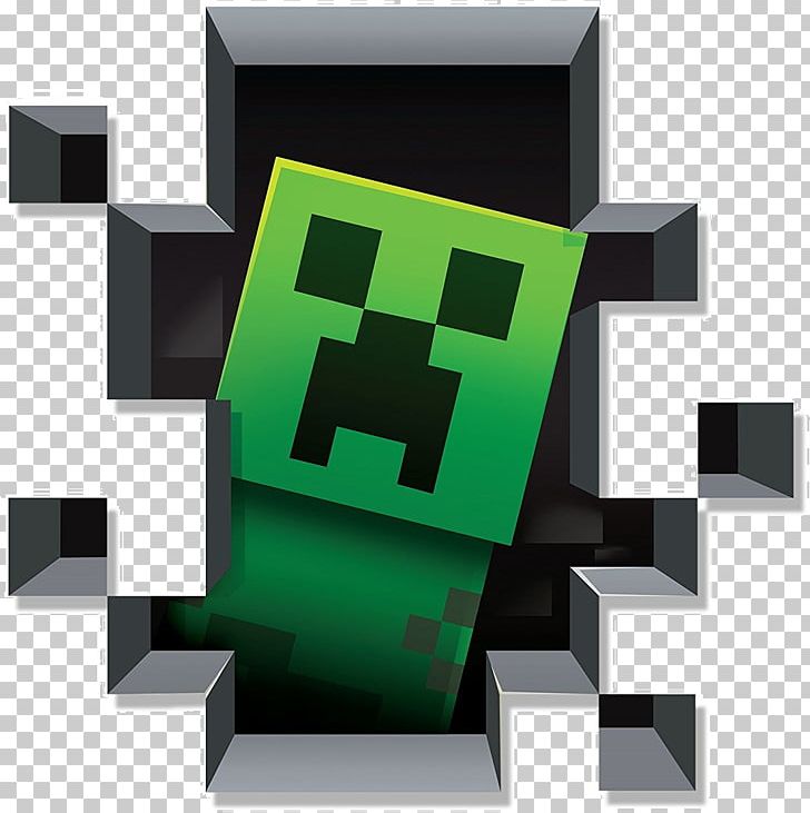 Minecraft Wall Decal Sticker Video Game PNG, Clipart, Brand, Creeper, Decal, Enderman, Furniture Free PNG Download