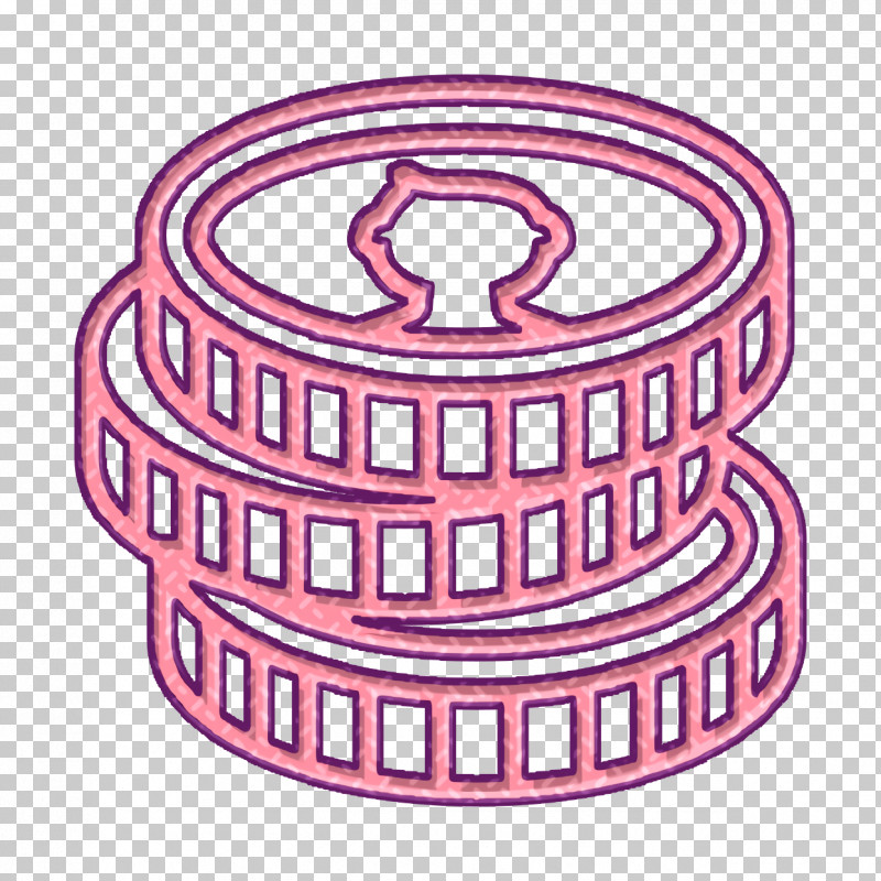 Business Icon Coins Icon Money Icon PNG, Clipart, Business Icon, Circle, Coins Icon, Money Icon, Pink Free PNG Download