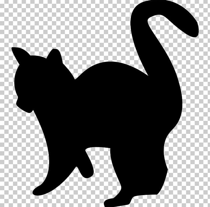 Cat Silhouette PNG, Clipart, Animals, Black, Black And White, Black Cat, Carnivoran Free PNG Download