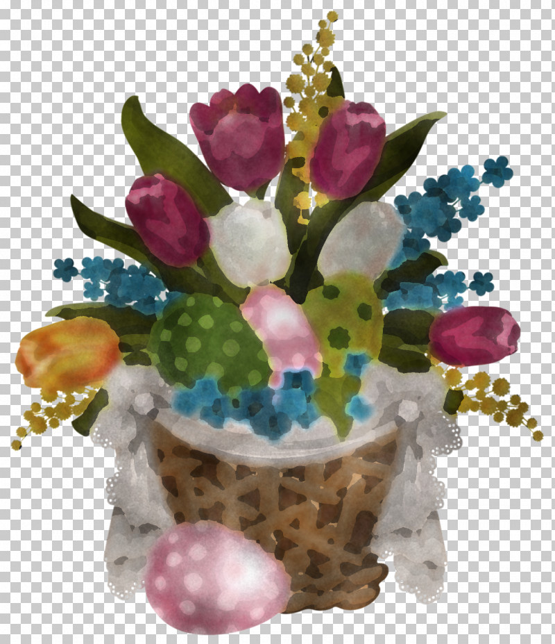 Easter Basket With Eggs Easter Day Basket PNG, Clipart, Basket, Bouquet, Cattleya, Cut Flowers, Easter Free PNG Download