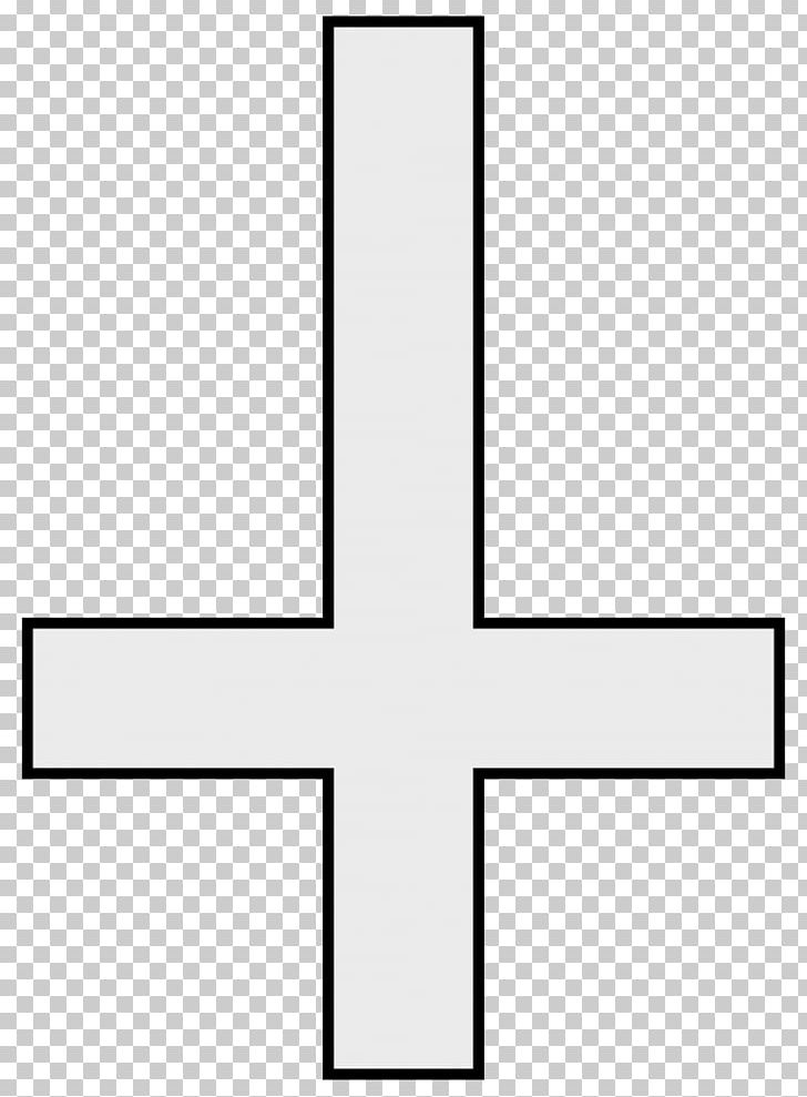 Cross Of Saint Peter Satanism Symbol PNG, Clipart, Angle, Area, Baphomet, Christian Cross, Christianity Free PNG Download
