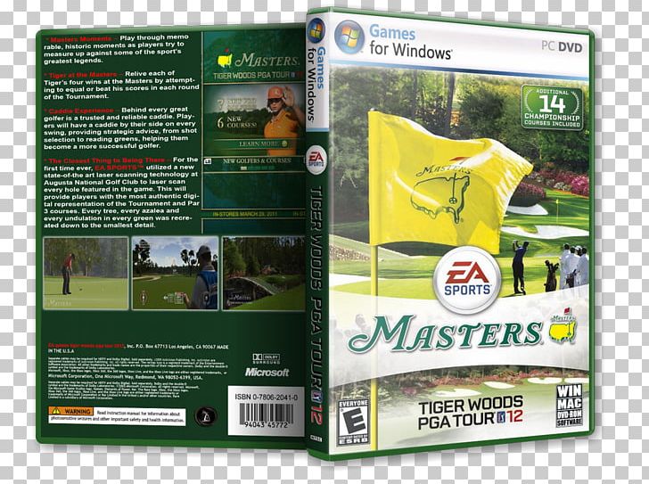 Tiger Woods PGA Tour 12: Masters Masters Tournament PC Game PNG, Clipart, Advertising, Brand, Game, Grass, Masters Tournament Free PNG Download
