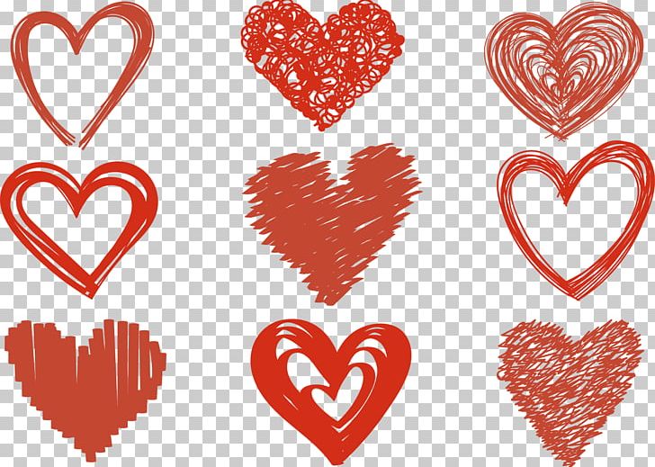 Simple doodle hand drawn heart. Isolated design element for valentine's  day. Transparent PNG clipart Stock Illustration | Adobe Stock