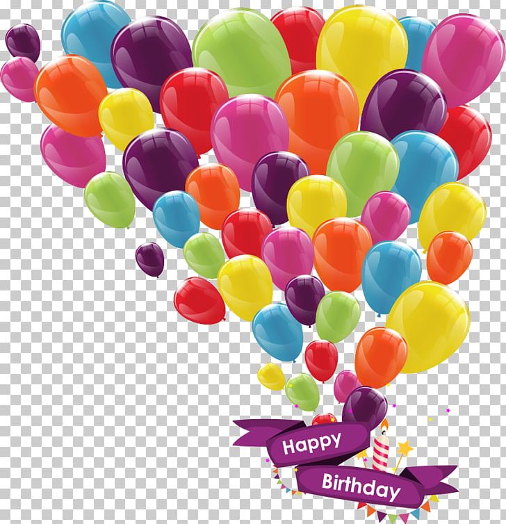 Balloon Birthday Greeting Card Ribbon PNG, Clipart, Adobe Illustrator, Anniversary, Balloon Cartoon, Balloon Creative, Color Free PNG Download