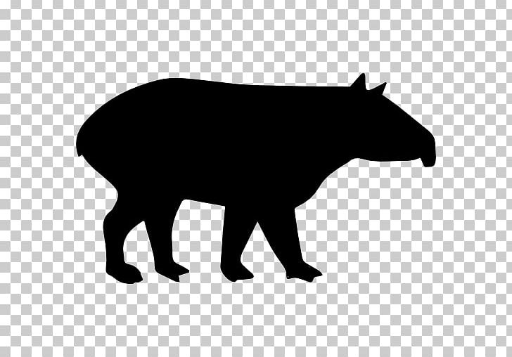 Tapir Computer Icons Mammal PNG, Clipart, Animal, Bear, Black And White, Carnivoran, Cattle Like Mammal Free PNG Download