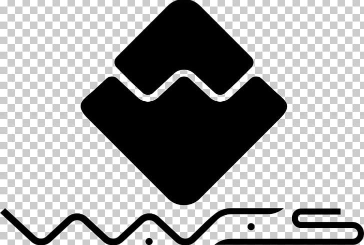 Waves Platform Cryptocurrency Blockchain Ethereum Initial Coin Offering PNG, Clipart, Angle, Bitcoin, Bitshares, Black, Black And White Free PNG Download