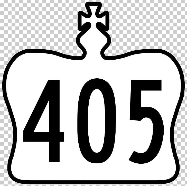 Highways In Ontario Ontario Highway 405 PNG, Clipart, Area, Black And White, Brand, Computer Graphics, Highway Free PNG Download