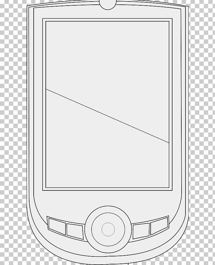 Line Art PDA Mobile Device PNG, Clipart, Angle, Area, Black And White, Circle, Clothes Line Art Free PNG Download