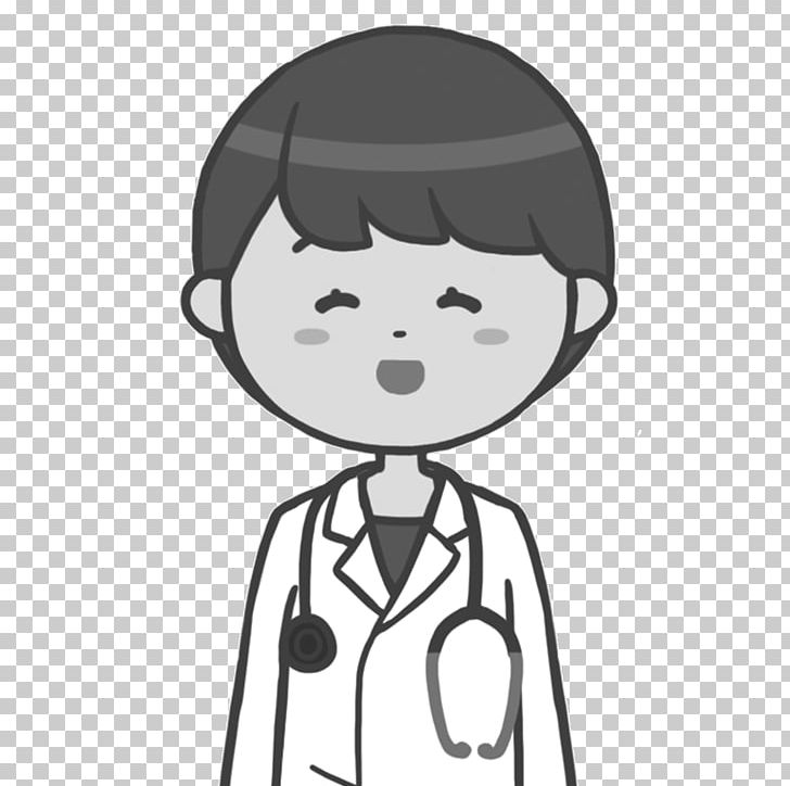 Kyorin University Physician Nurse Nursing Care PNG, Clipart, Black, Black And White, Boy, Bust, Cartoon Free PNG Download