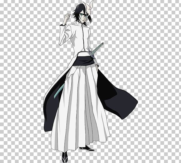 Ulquiorra Cifer Sōsuke Aizen Orihime Inoue Byakuya Kuchiki Bleach PNG, Clipart, Anime, Black Hair, Cartoon, Fashion Design, Fashion Illustration Free PNG Download