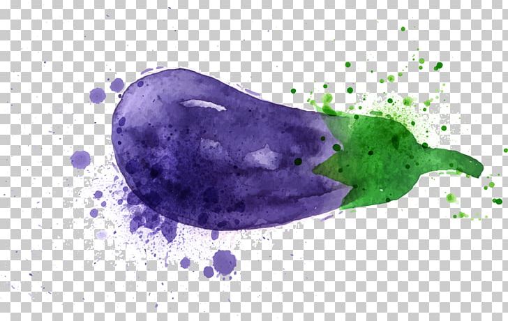 Watercolor Painting Eggplant Vegetable Illustration PNG, Clipart, Cartoon, Cartoon Couple, Cartoon Eyes, Cartoon Vector, Computer Wallpaper Free PNG Download