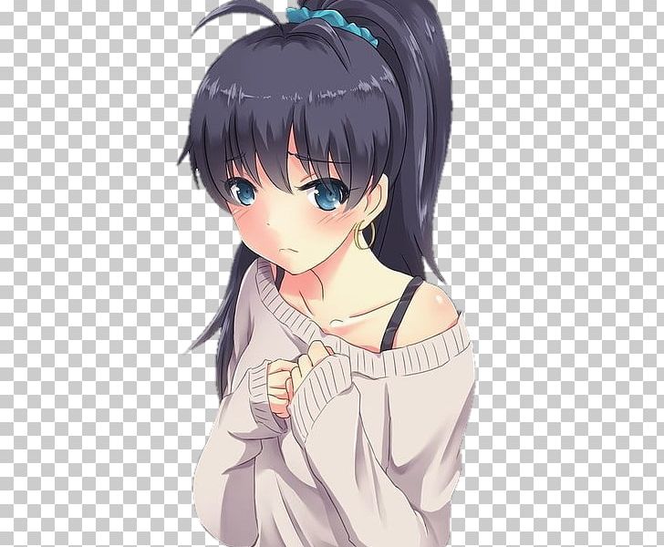 Anime 少女向けアニメ Hair Drawing PNG, Clipart, Anime, Arm, Artwork, Black Hair, Blue Hair Free PNG Download