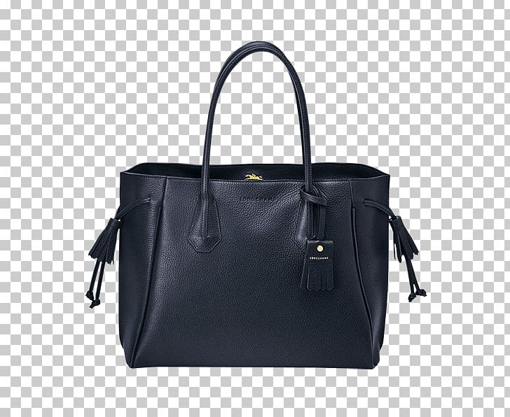 Handbag Tote Bag Longchamp Leather PNG, Clipart, Accessories, Bag, Baggage, Black, Brand Free PNG Download