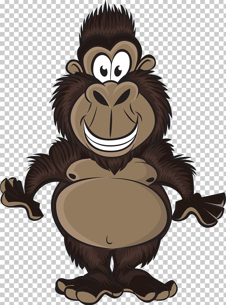 Western Gorilla Chimpanzee Ape Monkey PNG, Clipart, Animals, Ape, Bear, Carnivoran, Cartoon Free PNG Download