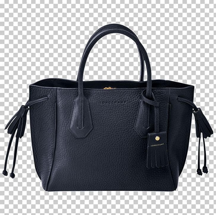 Longchamp Penelope Leather Shoulder Tote Handbag Tote Bag PNG, Clipart, Accessories, Bag, Black, Brand, Clothing Free PNG Download