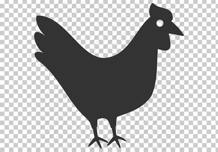 Rooster Chicken Meat Computer Icons Hen PNG, Clipart, Bantam, Beak, Bird, Black And White, Chicken Free PNG Download