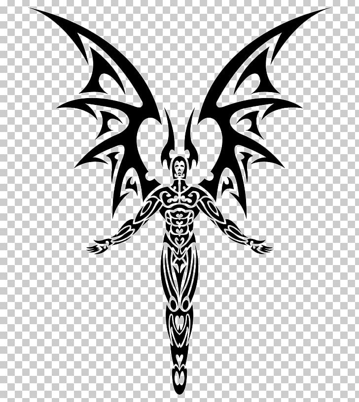 Sleeve Tattoo Demon Angel Devil PNG, Clipart, Art, Black And White, Bone,  Cold Weapon, Drawing Free