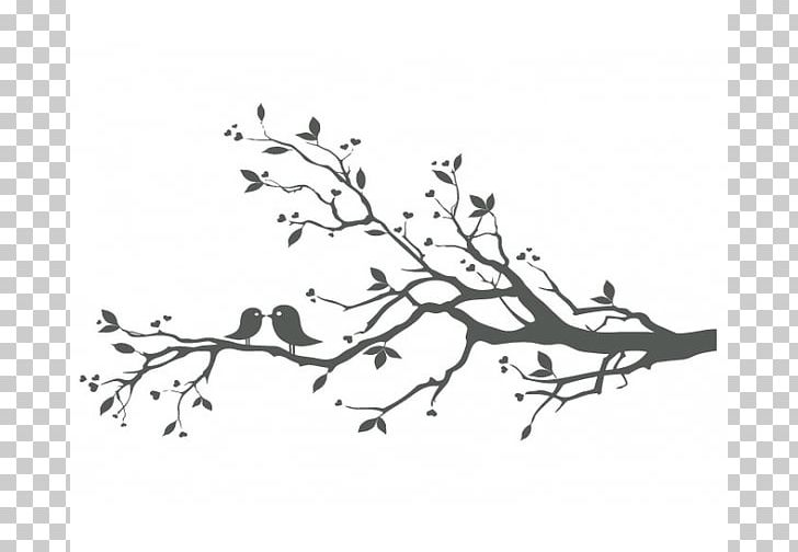 Bird Wall Decal Sticker PNG, Clipart, Angle, Bird, Black, Black And White, Black Love Art Pics Free PNG Download