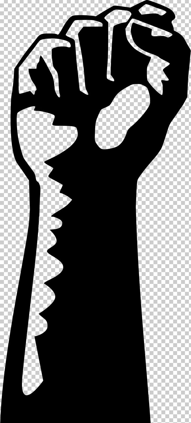 Raised Fist PNG, Clipart, Art, Black And White, Clip Art, Document, Download Free PNG Download