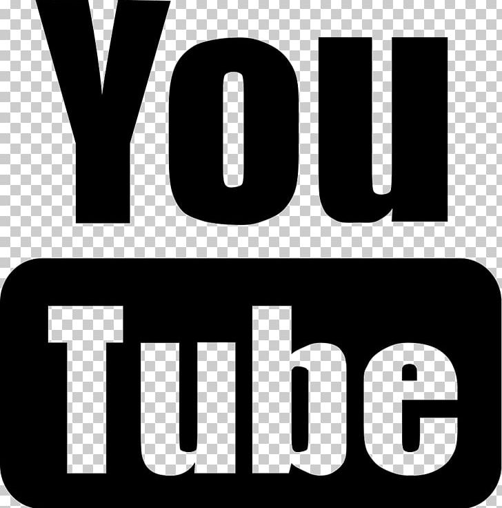 YouTube Logo Computer Icons Video Black And White PNG, Clipart, Area, Black And White, Brand, Computer Icons, Desktop Wallpaper Free PNG Download