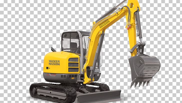 Compact Excavator Wacker Neuson Heavy Machinery Loader PNG, Clipart, Architectural Engineering, Bulldozer, Compact Excavator, Construction Equipment, Continuous Track Free PNG Download