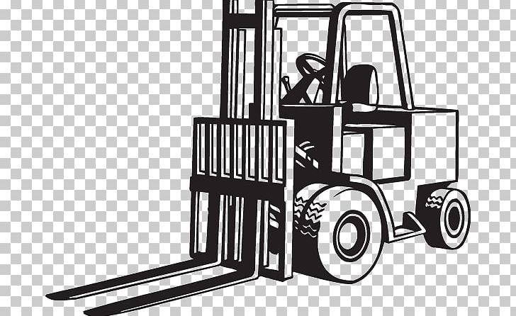 Forklift Heavy Machinery Architectural Engineering Industry PNG, Clipart, Angle, Black And White, Bucket, Cylinder, Decal Free PNG Download