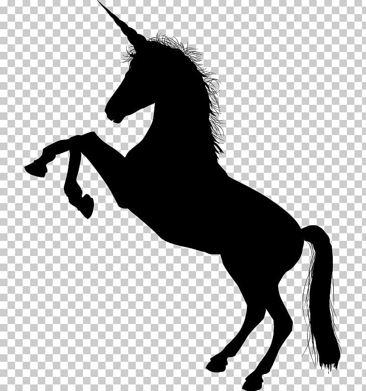 Horse Unicorn Silhouette PNG, Clipart, Animals, Black And White, Bridle, Colt, Drawing Free PNG Download