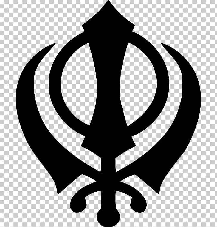 Khanda Sikhism Religion Symbol PNG, Clipart, Black And White, Emblem Of Iran, Five Ks, Golden Temple, Gurdwara Free PNG Download