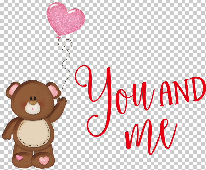 You And Me Valentines Day Valentine PNG, Clipart, Bears, Birthday, Drawing, Heart Balloons, Quotes Free PNG Download