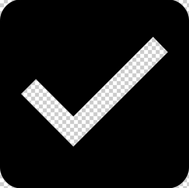 Checkbox Check Mark Computer Icons PNG, Clipart, Angle, Black, Black And White, Brand, Cdr Free PNG Download