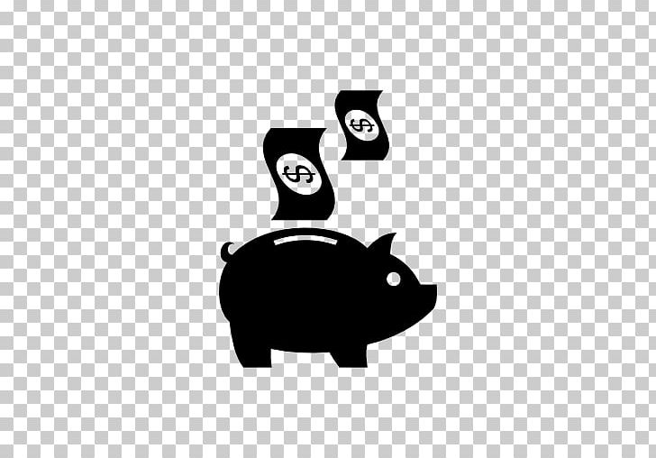 Piggy Bank Saving Money Mobile Banking PNG, Clipart, Bank, Black, Black And White, Carnivoran, Cat Like Mammal Free PNG Download