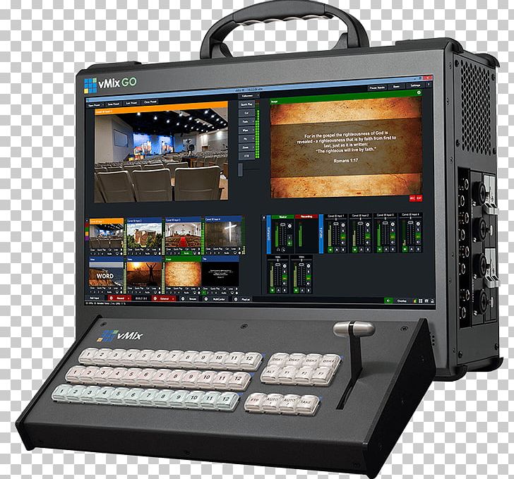 VMix Serial Digital Interface Computer Monitors High-definition Video PNG, Clipart, Audio Equipment, Camera, Electronics, Multiplecamera Setup, Musical Instrument Accessory Free PNG Download