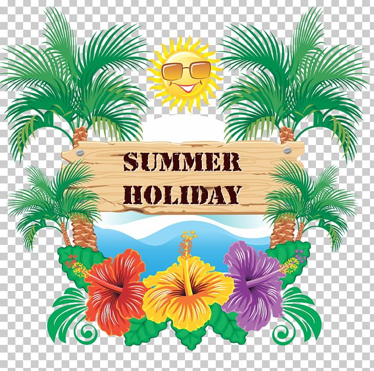 Holiday Summer Vacation Computer Icons PNG, Clipart, Arecales, Computer Icons, Cut Flowers, Floral Design, Flower Free PNG Download