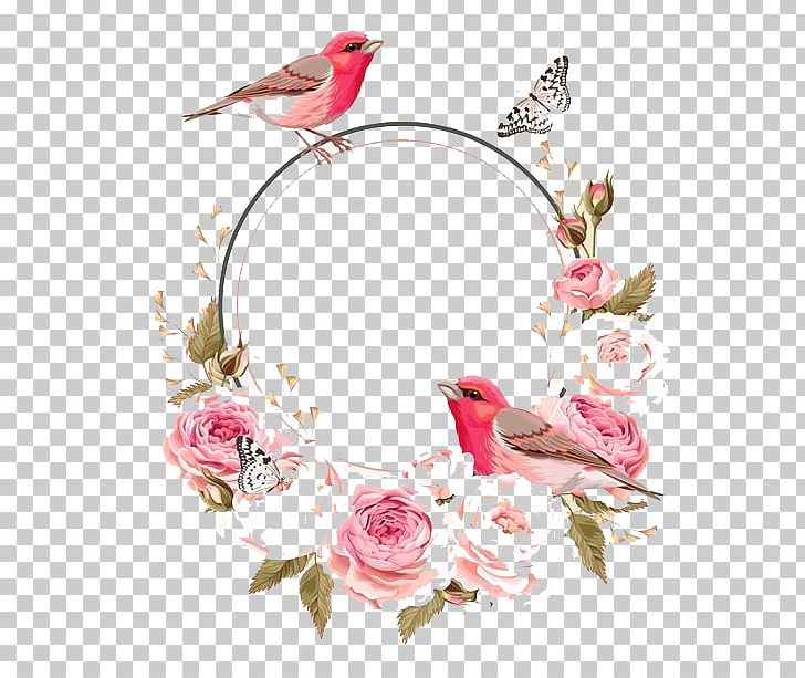 Wedding Invitation Greeting Card PNG, Clipart, Bird, Cartoon, Circular, Decorate, Floral Design Free PNG Download