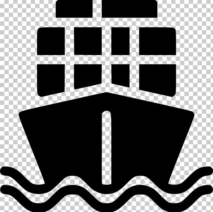 Cargo Ship Freight Transport Computer Icons PNG, Clipart, Black, Black And White, Brand, Cargo, Cargo Ship Free PNG Download