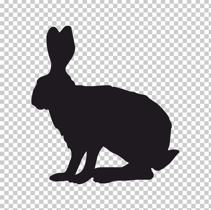 Domestic Rabbit Indian Hare Silhouette PNG, Clipart, Animals, Black, Black And White, Canidae, Dog Like Mammal Free PNG Download