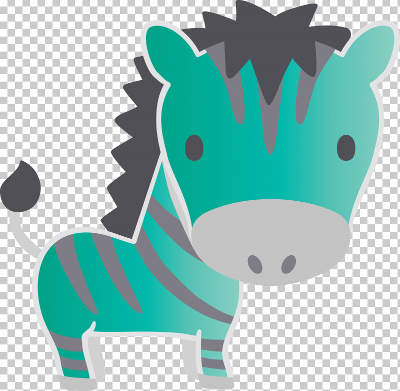 Cartoon Green Animal Figure Snout Pony PNG, Clipart, Animal Figure, Cartoon, Green, Pony, Snout Free PNG Download