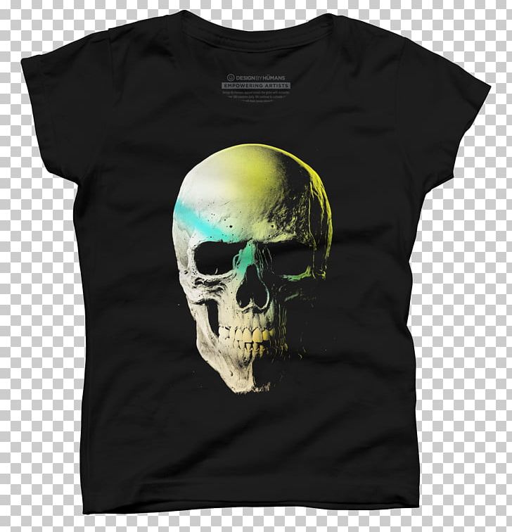 T-shirt Skull Sleeve Font PNG, Clipart, Bone, Brand, Clothing, Cool, Neck Free PNG Download