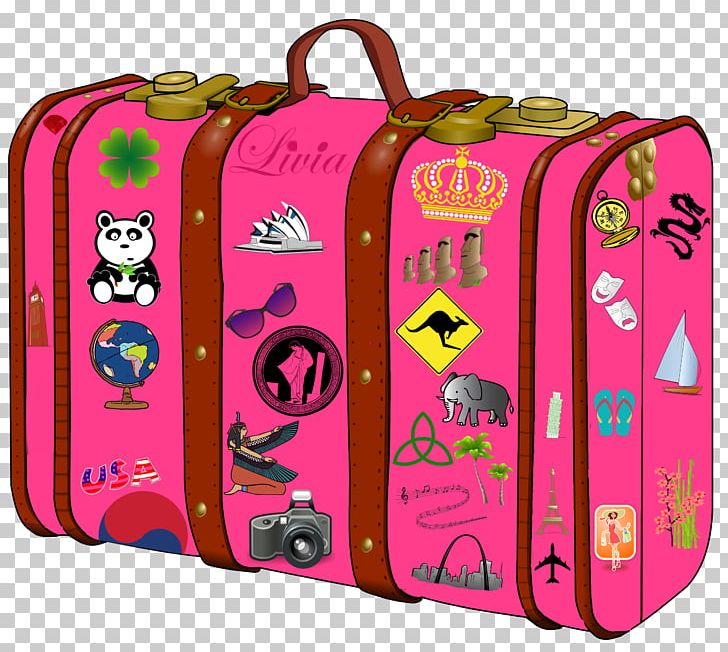 Baggage Suitcase Travel PNG, Clipart, Bag, Baggage, Clip Art, Clothing, Drawing Free PNG Download