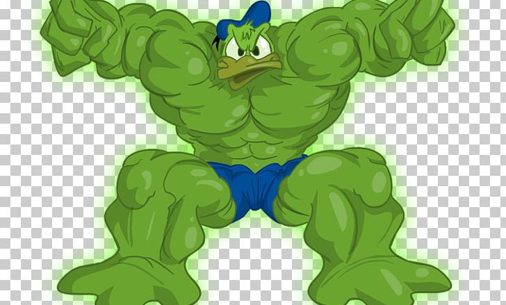 Donald Duck Hulk Superhero Animal PNG, Clipart, Animal, Cartoon, Donald Duck, Duck, Fictional Character Free PNG Download
